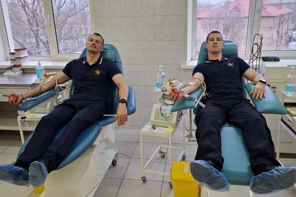 Слушатели «Сталинградского призыва» сдали кровь в Волгограде