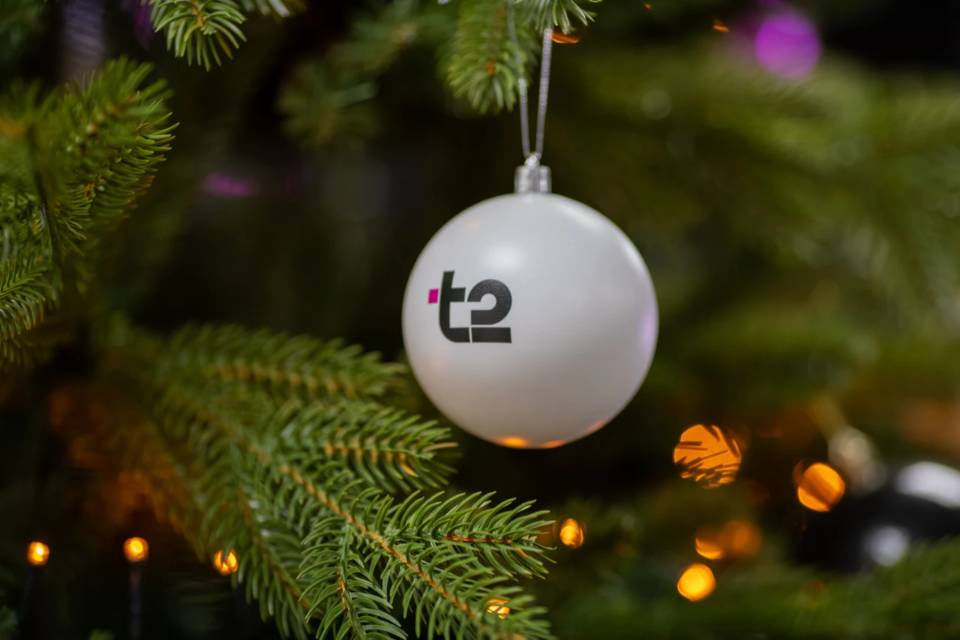 Т2 предоставит абонентам бесплатный безлимитный интернет в новогодние праздники