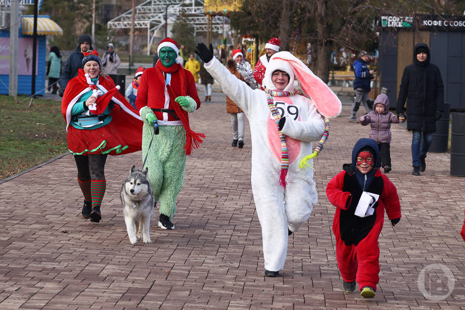 Рождественский забег устроят в ЦПКиО Волгограда