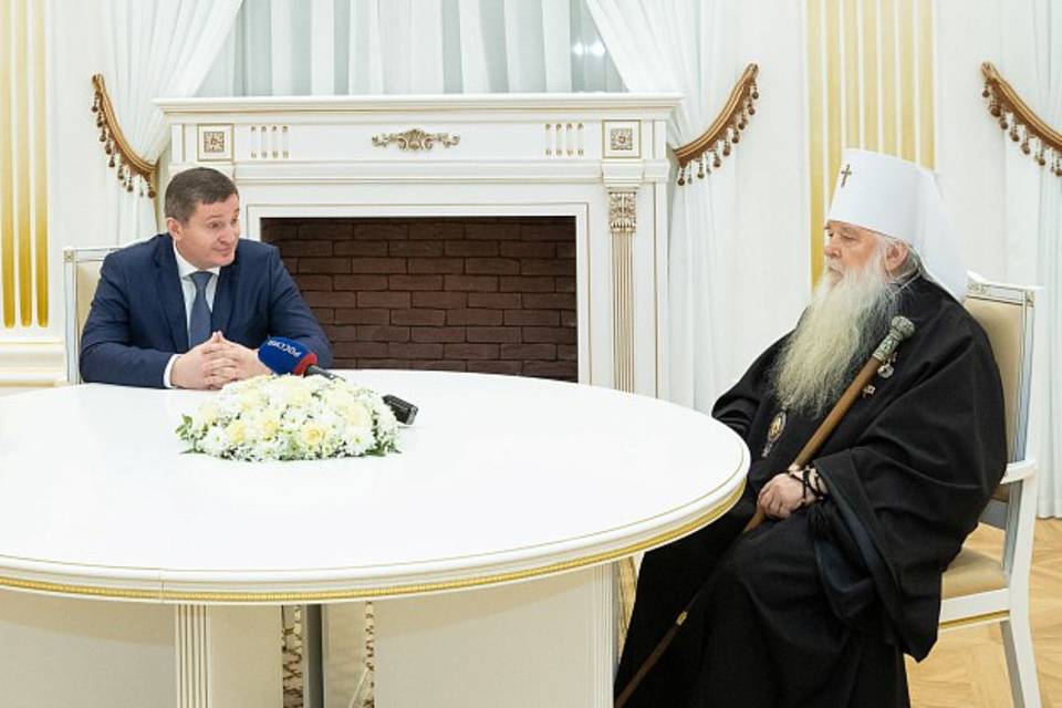 Андрей Бочаров поздравил с Рождеством владыку Германа