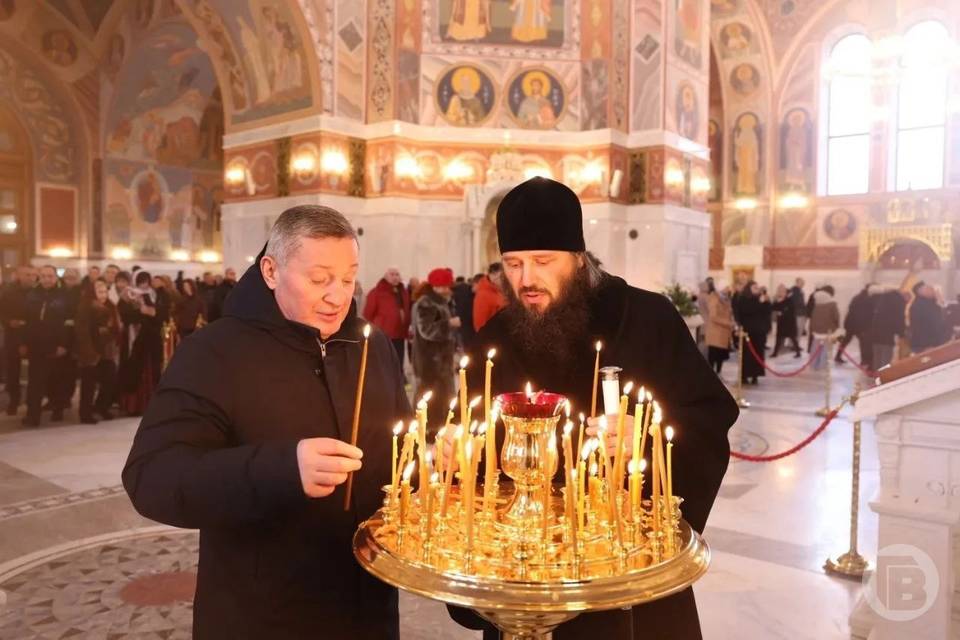 Андрей Бочаров поздравил епископов Елисея и Иоанна с Рождеством