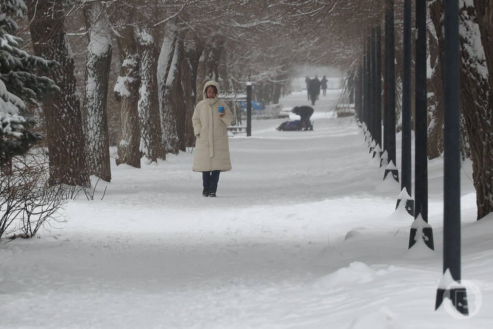 Много снега и мороз до -18º ждет волгоградцев 21 января