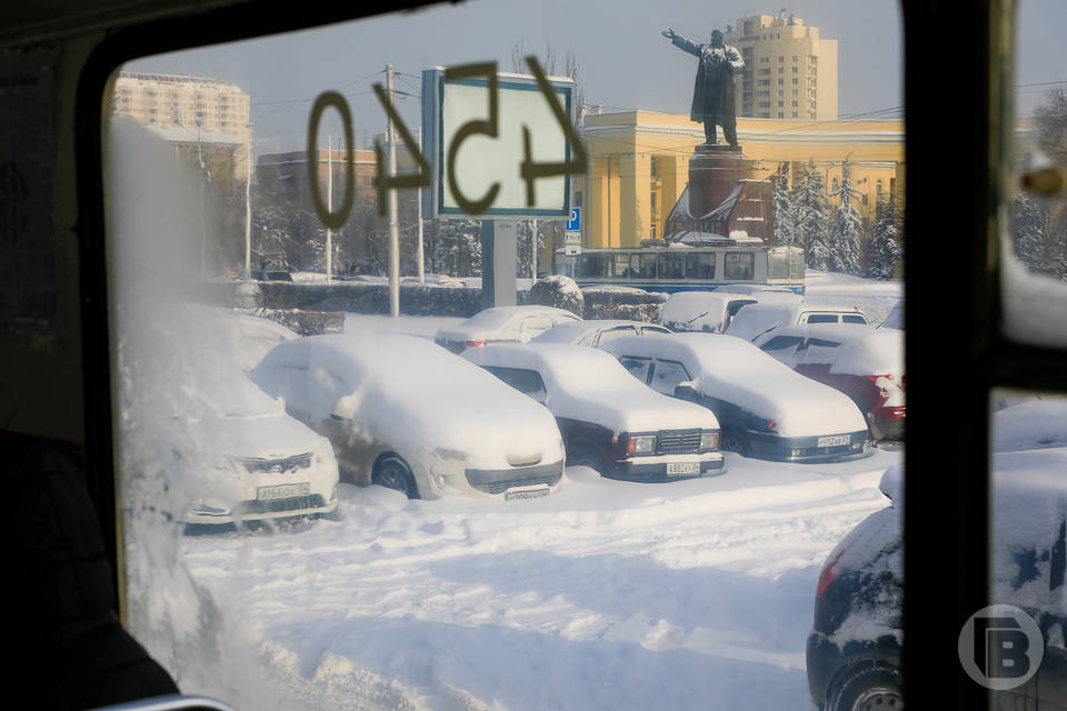В Волгограде ограничили движение фур из-за снегопада