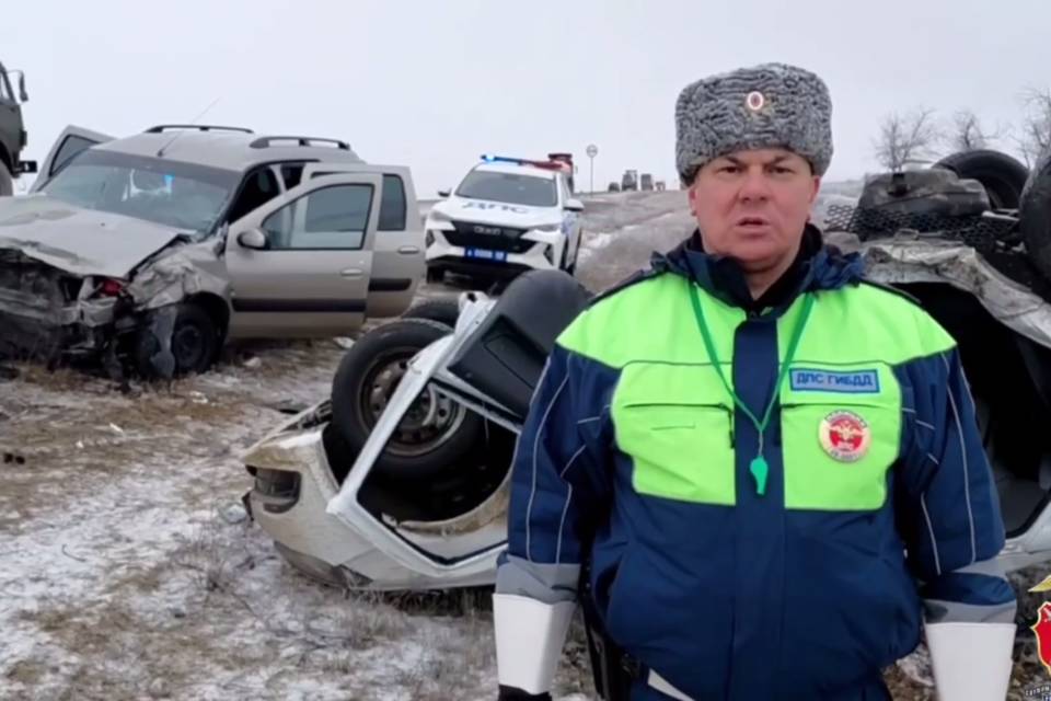Три жителя Волгоградской области погибли в ДТП под Элистой