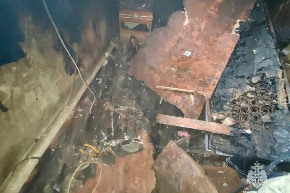 В Волгограде пожар унес жизни мужчины и женщины