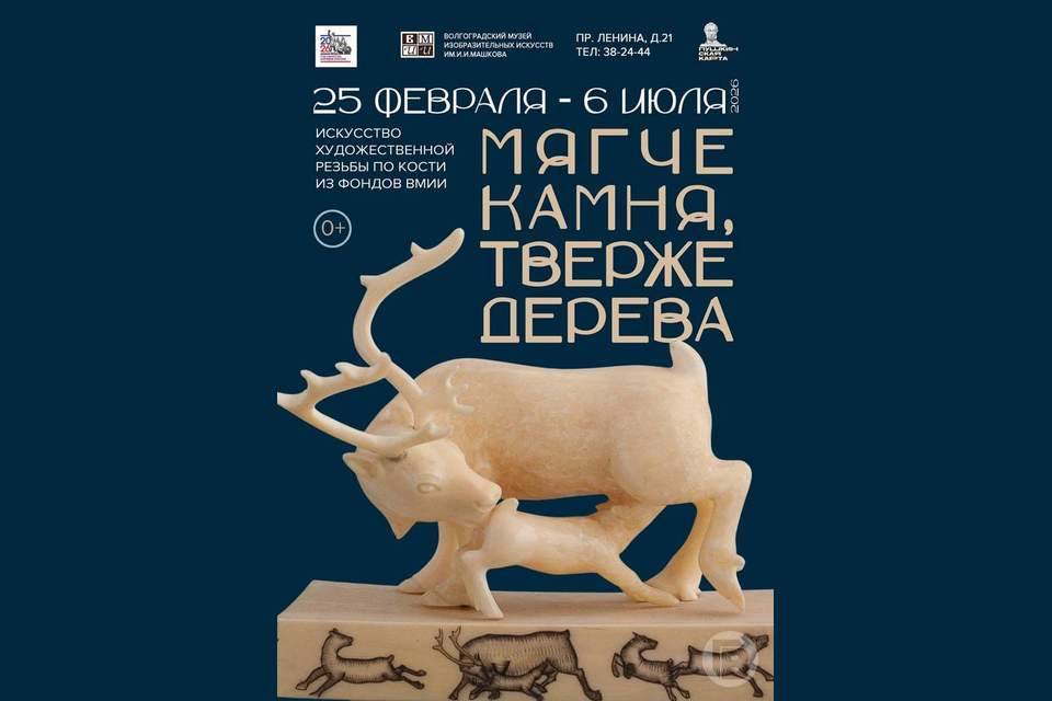 Волгоградцы увидят фигурки из клыка моржа и бивня мамонта