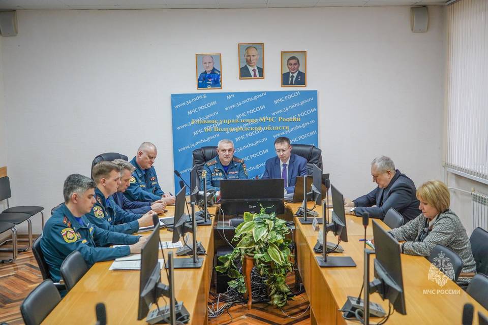 МЧС Волгоградской области участвует в штабной тренировке