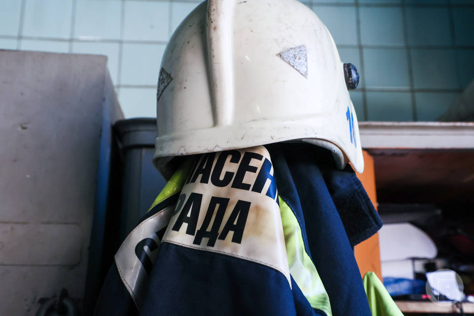 Пожар тушили в центре Волгограда вечером 26 февраля