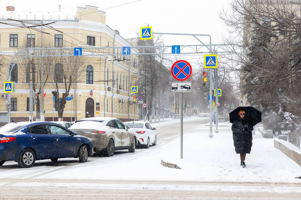 Снег в Волгограде 5 марта: осадки не прекратятся до самого обеда