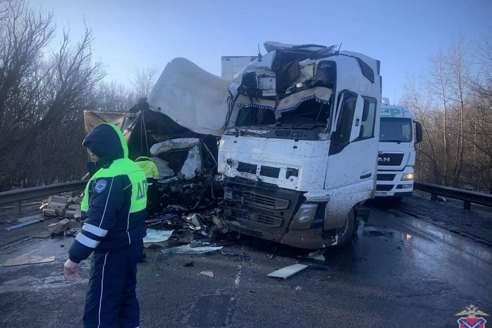 Водитель «Газели» погиб в лобовом ДТП с «Вольво» под Волгоградом