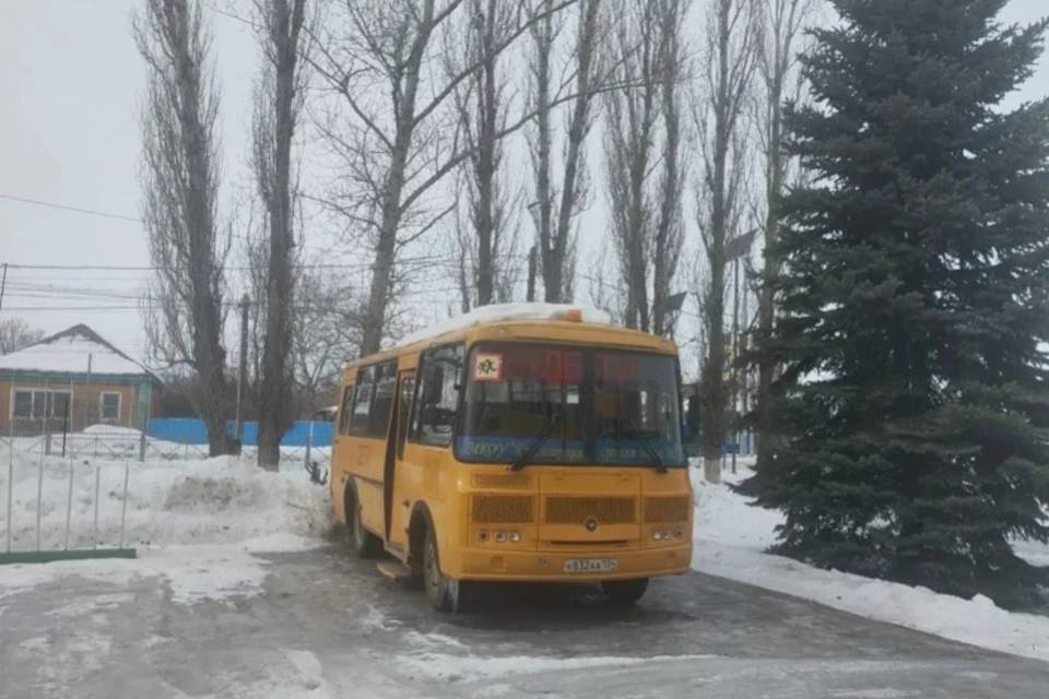 В Волгоградской области  автобус будет возить детей до школы по решению суда