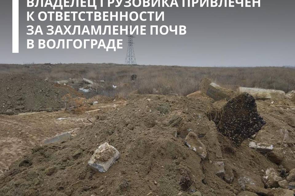 Водитель фуры устроил свалку в «Родниковой долине» в Волгограде