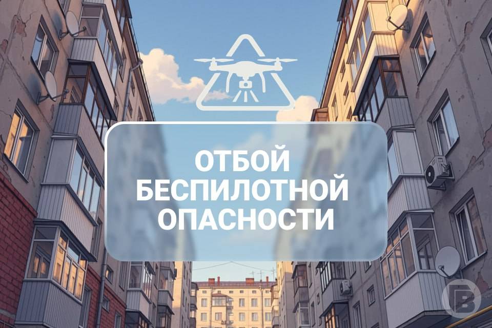 Спустя пять часов в Волгограде отменили опасность БПЛА