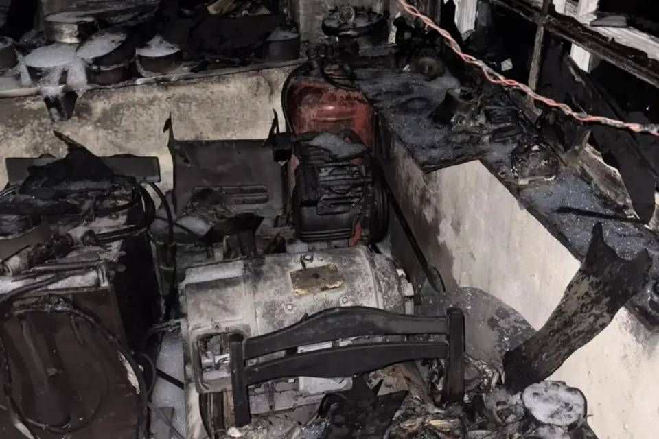 Пожар площадью 160 квадратов потушили в Камышине