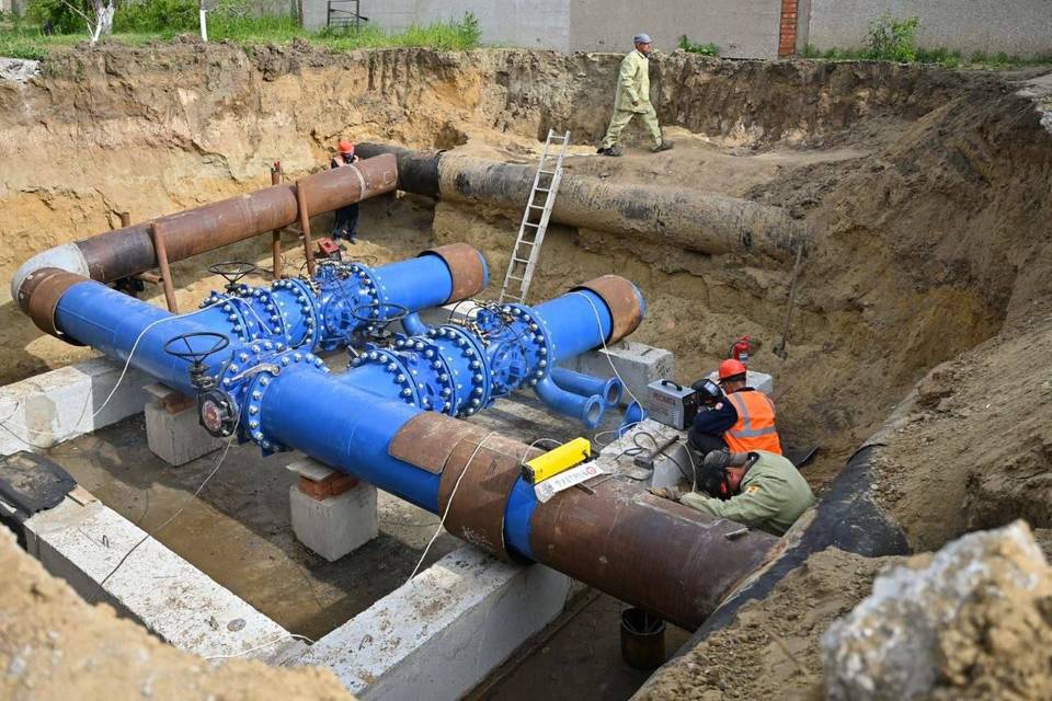 Участок послевоенного водовода заменили в Волгограде