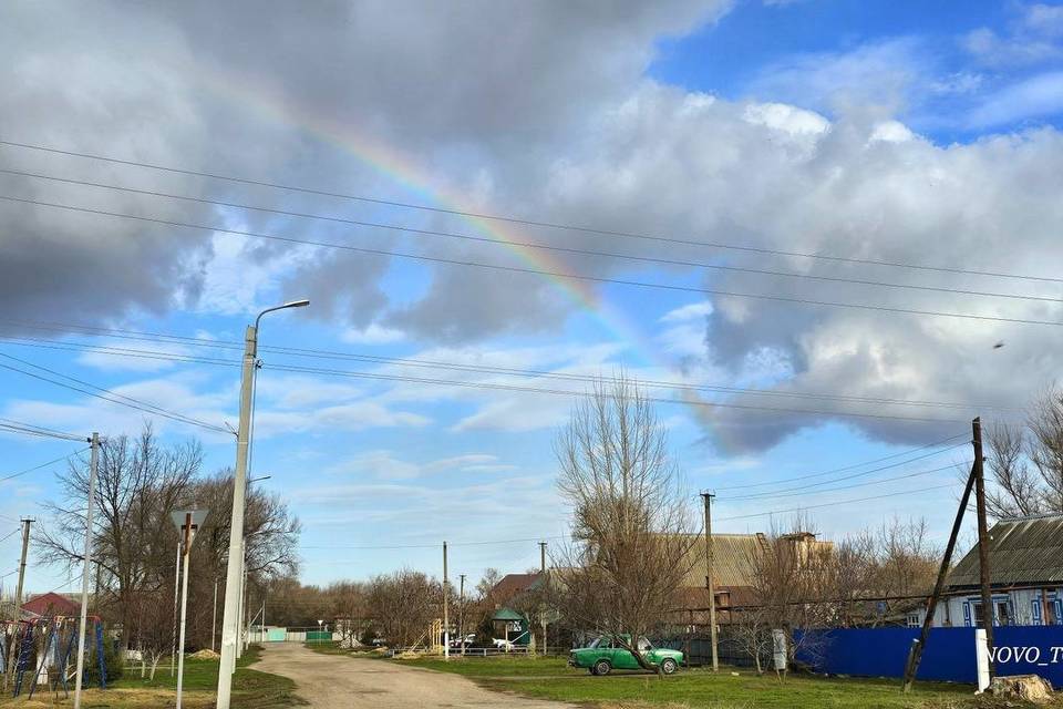 Радугу в марте увидели в Волгограде