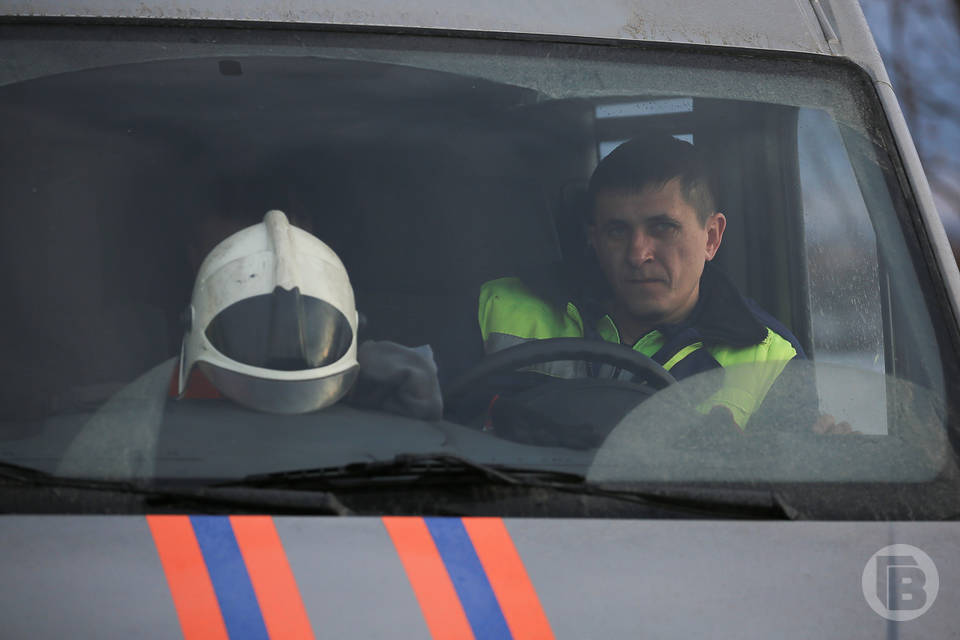 Гараж загорелся в Волгограде