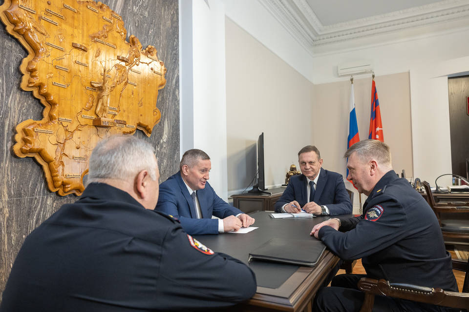 Бочаров встретился с начальником транспортной полиции ПФО