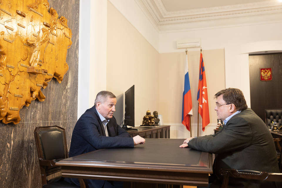 Бочаров и Чуйченко провели рабочую встречу