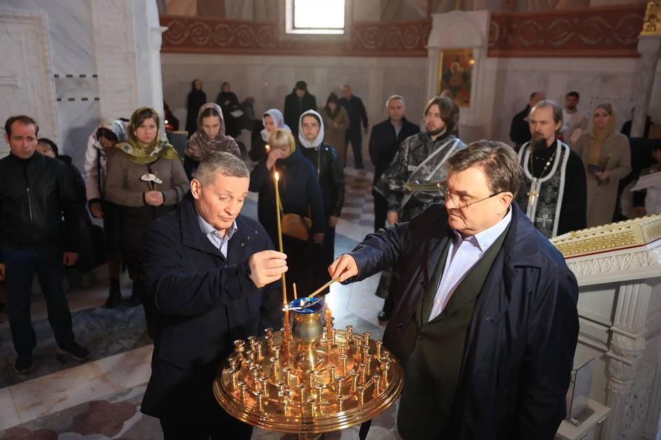 Министр юстиций Константин Чуйченко посетил собор Александра Невского в Волгограде