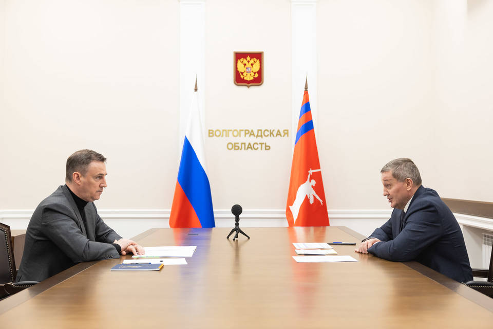 Состоялась рабочая встреча Дмитрия Патрушева и Андрея Бочарова