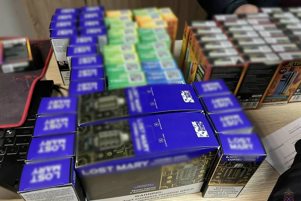 Немаркированные вейпы на 1,1 млн. рублей изъяли под Волгоградом