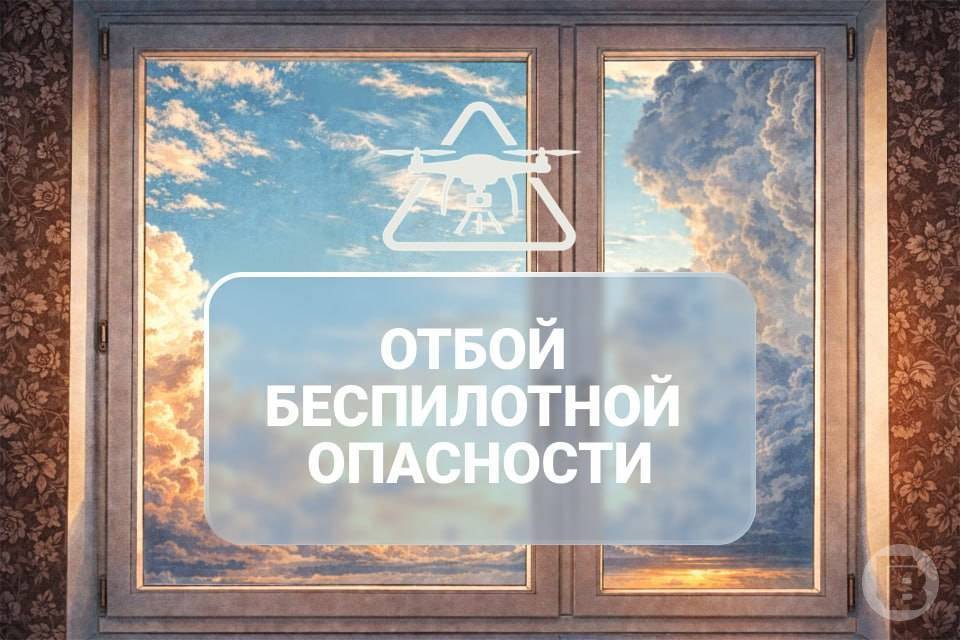 Беспилотную опасность спустя 10,5 часов отменили в Волгоградской области