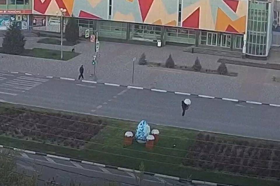 Кража огромного кулича в Волжском попала на видео