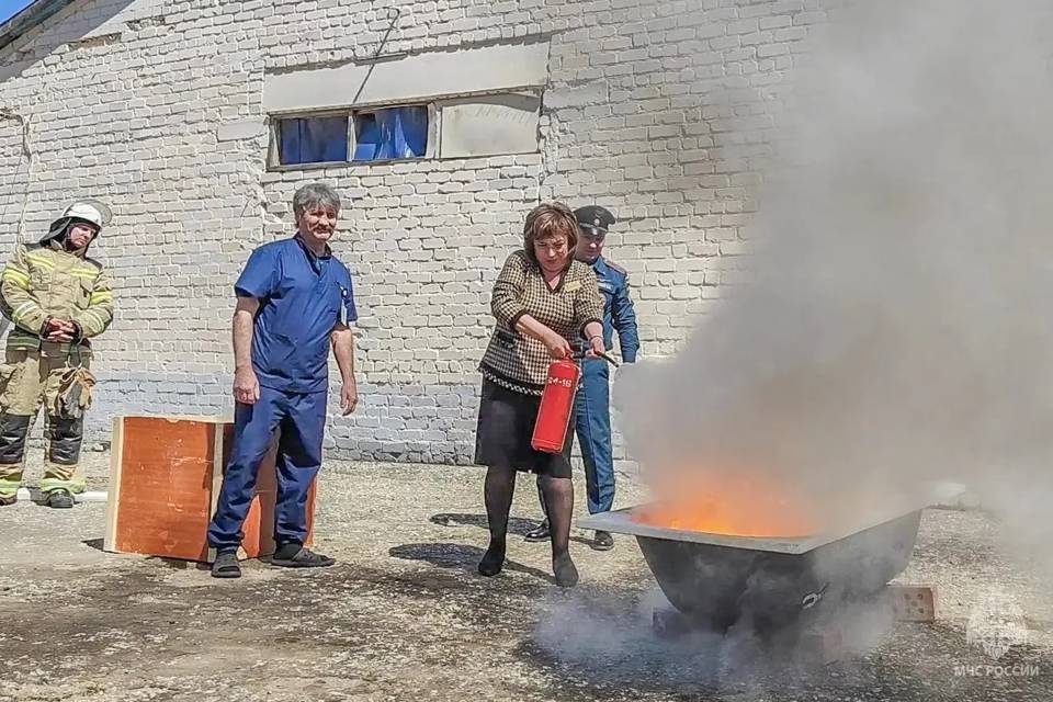 Учения прошли в доме соцобслуживания под Волгоградом