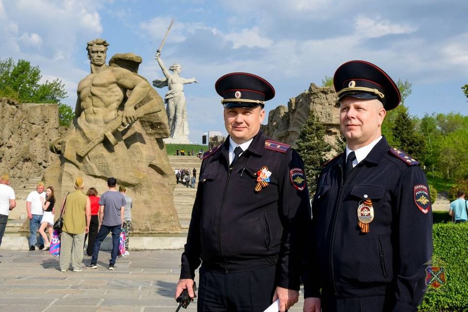 Охрану общественного порядка во время 9 Мая в Волгограде обеспечивает полиция