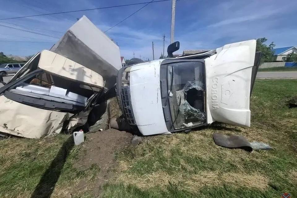Две «Газели» столкнулись под Волгоградом