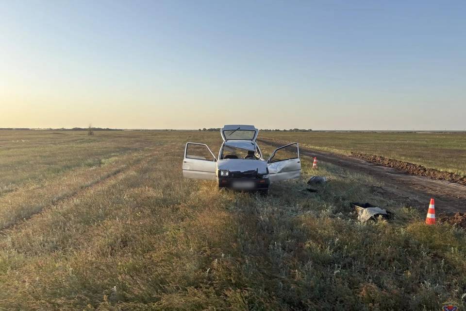 Под Волгоградом школьник сел за руль и устроил ДТП