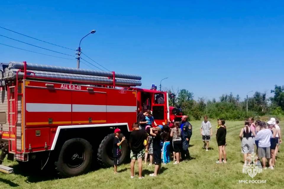 Детский лагерь эвакуировали в Камышине