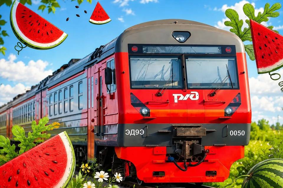 Пригородный поезд на Камышинский арбузный фестиваль отправится 22 августа