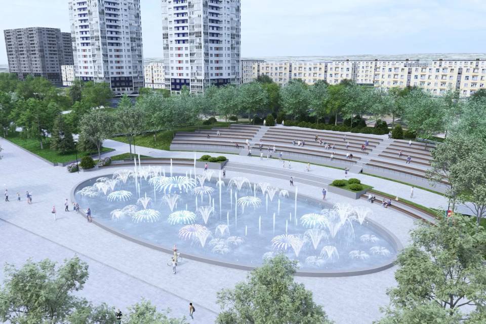 Амфитеатр для просмотра шоу фонтанов возведут в ЦПКиО Волгограда