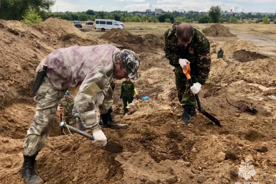 Останки двух бойцов Великой Отечественной войны найдены под Волгоградом