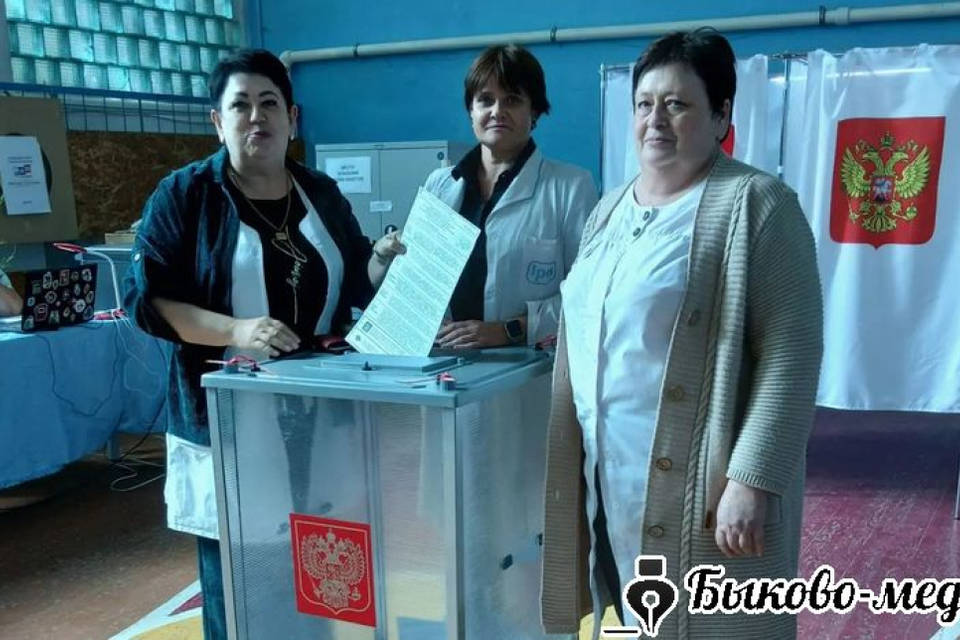 Коллектив Кисловской больницы в полном составе проголосовал в Волгоградской области