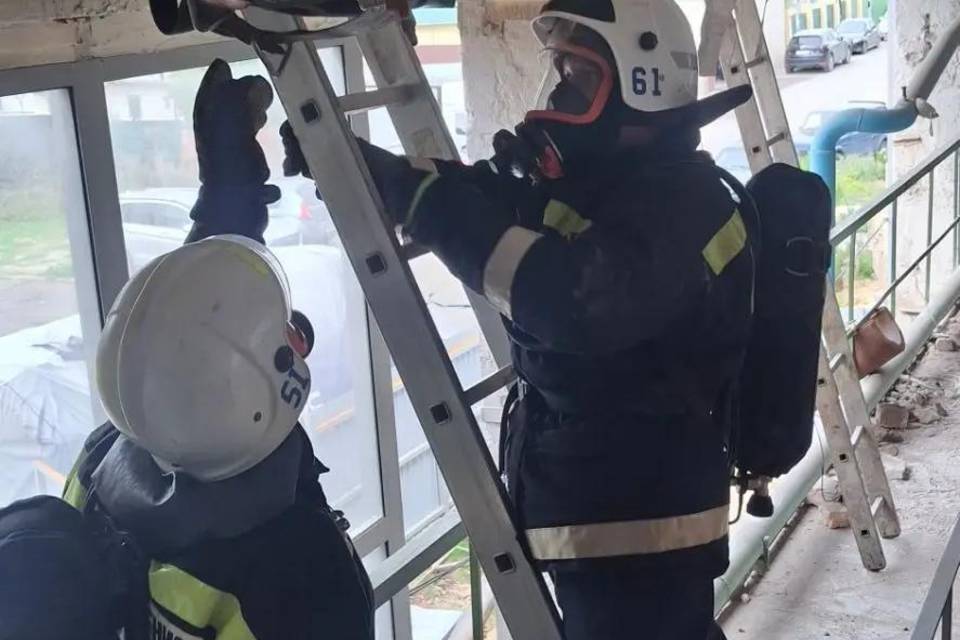 В Волгограде спасатели отработали ликвидацию «утечки» газа на котельной