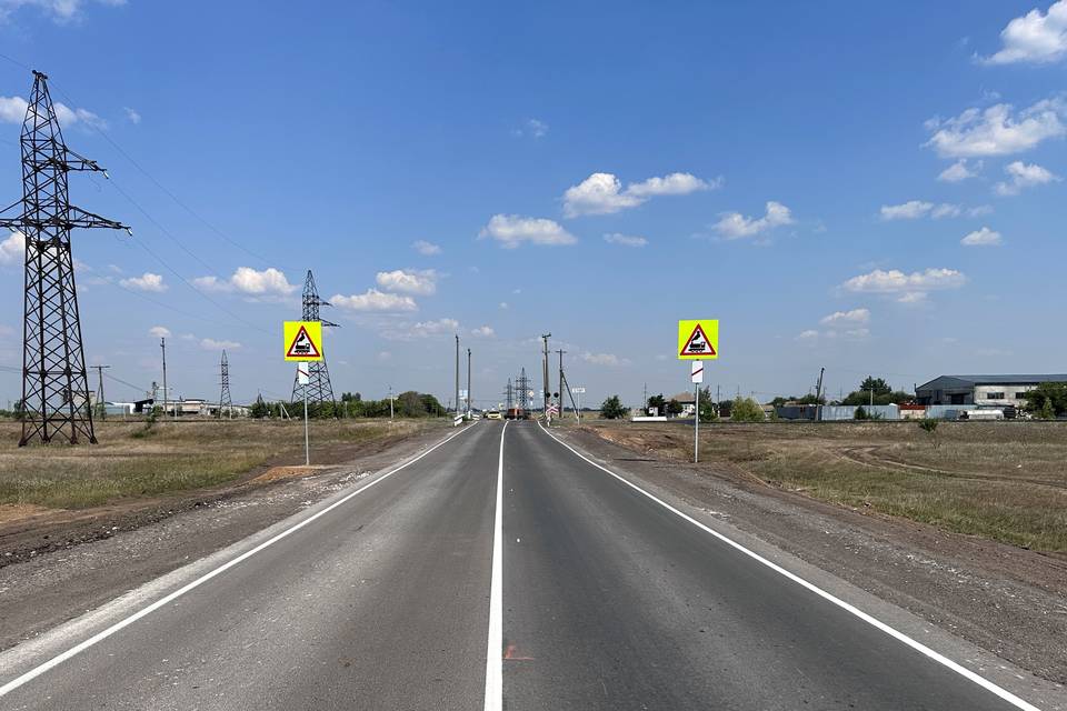 В Еланском районе отремонтировали дорогу