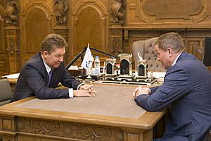 Андрей Бочаров встретился с председателем ПАО «Газпром» Алексеем Миллером