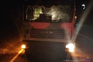 На трассе под Волгоградом фура  насмерть сбила мужчину