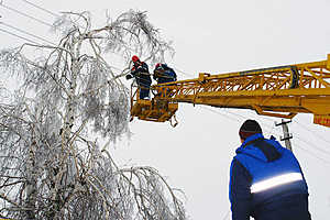 В Волгоградской области восстановили электроснабжение