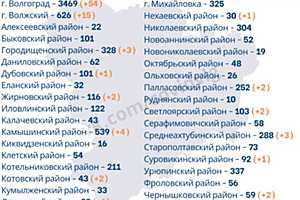Инфографика: оперативный штаб Волгоградской области