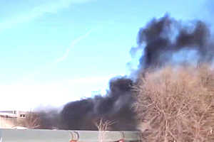 Скриншот видео тг-канала "Жесть.Волжский"