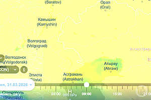 Скриншот Ventusky